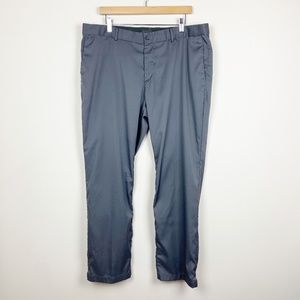 NIKE Dri-FIT Golf Pants 38x30 Men's Flat Front Flex